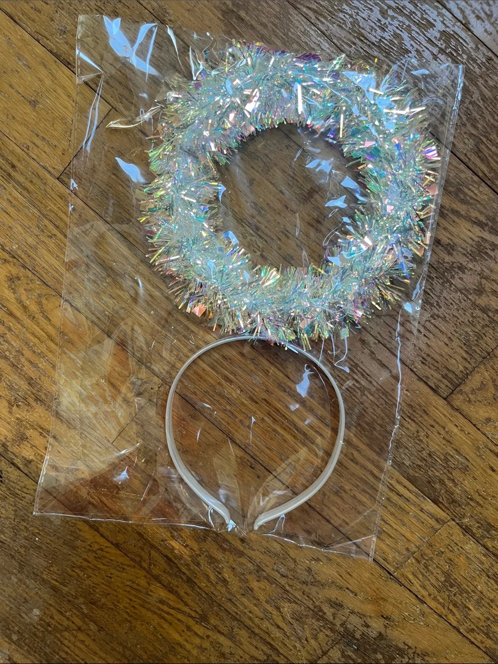 NEW Iridescent Halo Headband - White